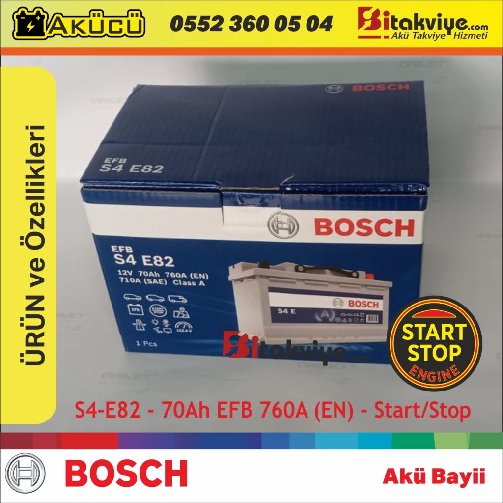 Bosch 70 Ah EFB Start Stop Akü