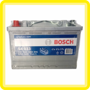Bosch 74 Ah Ters Kutup Akü