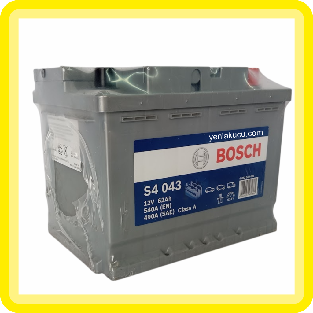 Bosch 62 Ah Akü - 60 Ah Kasasında 62 Ah Akü