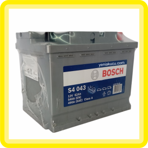 Bosch 62 Ah Akü - 60 Ah Kasasında 62 Ah Akü