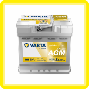 Varta A9 50 Ah AGM Start Stop Akü
